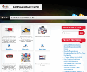 earthquake-survival-kit.com: Earthquake survival kit
In the event of an earthquake, a earthquake survival kit will help keep you and your family safe, healthy, and comfortable.