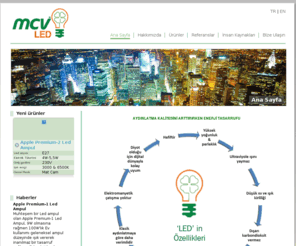 mcvled.com: Ana Sayfa - MCVLED - Led Aydınlatma
Ana Sayfa - MCVLED, led teknolojileri, Boran reklam, Honsowitz
