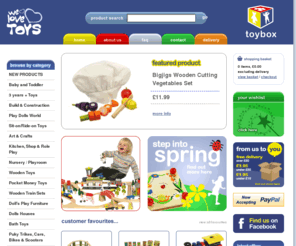 welovetoys.co.uk: We Love Toys - Wooden Toys, Children's Toys, Train Sets, Doll's Houses, Baby Toys, Toddler Toys
