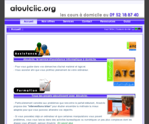 wokee.org: ATOUTCLIC ŕ domicile
Site d'assistance Informatique ŕ domicile