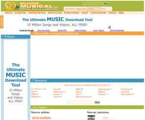 ecuadormusical.com: ecuadorMusical :: todo en música ecuatoriana
todo en música ecuatoriana