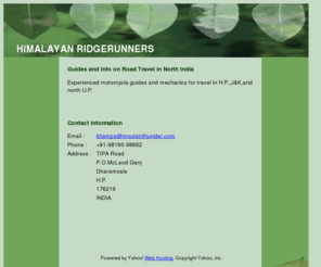 himalayanridgerunners.com: HIMALAYAN RIDGERUNNERS
