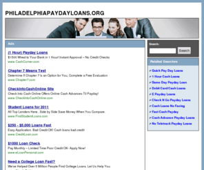 philadelphiapaydayloans.org: Philadelphia Payday Loans | Payday Loans in Philadelphia, PA
Philadelphia Payday Loans - Let us help you find the top Payday Loans in Philadelphia, PA.  Find addresses, phone numbers, driving directions, reviews and ratings on philadelphiapaydayloans.org