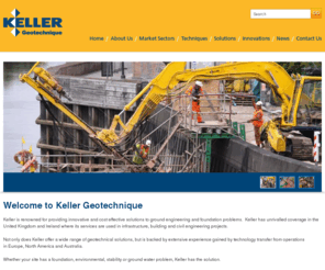 sysgeo.co.uk: Keller Geotechnique
Keller Geotechnique | Keller is renowned for providing innovative and cost effective solutions to ground engineering and foundation problems.  Keller has unrivalled coverage in the United Kingdom and Ireland where its services are used in infrastructure, building and civil engineering projects, specialising in Anchors, Grouting, Mini Piling, Soil Nailing and Specialist Geotechnical services.