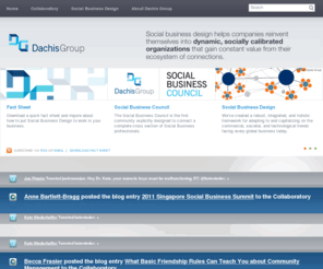 dachisgroup.net: Dachis Group Collaboratory – Social Business Design « Dachis Group Collaboratory
Social Business Design is the intentional creation of dynamic and socially calibrated systems, process, and culture.