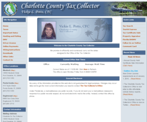 cctaxcol.com: Charlotte County Tax Collector Homepage
Charlotte County, Florida Tax Collector