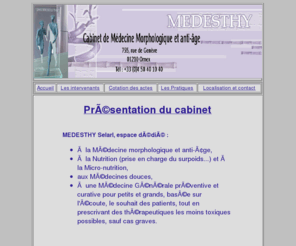 medesthy.com: Medesthy
Accueil