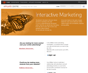 a-centre.com: Welcome to Affiliate Centre - Affiliate Centre - Welcome to Affiliate Centre
Welcome to Affiliate Centre. Interactiva Marketing Welcome to Affiliate Centre. 