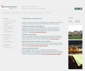 headvisor.no: Rekruttering og bedriftsrådgivning fra Headvisor
Headvisor tilbyr bedriftsrådgivning innen rekruttering, kommunikasjonsstrategi og organisasjonsutvikling. Vi er et av Norgest mest erfarne spesialistmiljøer innen ulike områder som er knyttet til en bedrifts utviklingssyklus. 