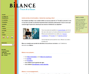 bilance.fr: Cabinet de coaching et centre de bilan à Niort
Cabinet de coaching et centre de bilan à Niort
