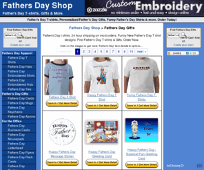 fathersdayshop.com: Father's Day T-shirts, Personalized Father's Day Gifts, Funny Father's Day Shirts & More.
FathersDayShop.com offers Father's Day T-shirts, Personalized Father's Day Gifts, Funny Father's Day Shirts & more.