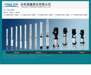 yongxin-cn.net: DEEP WELL PUMPS,TAIZHOU YONGXIN PUMPS CO.,LTD.
