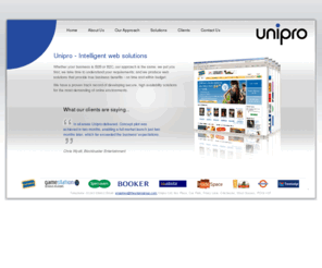 theuniprogroup.com: Unipro Ltd - Intelligent Web Solutions
Award Winning e-commerce solutions delivered by Unipro - a UK company with a proven track record.