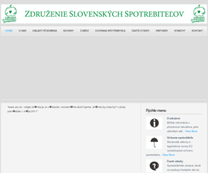 zss.sk: ZSS – Združenie slovenských spotrebiteľov
