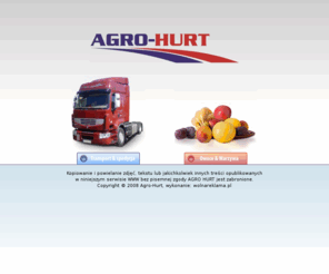 agrohurt.com: AGRO-HURT Transport & spedycja
Strona firmy Agro-Hurt
