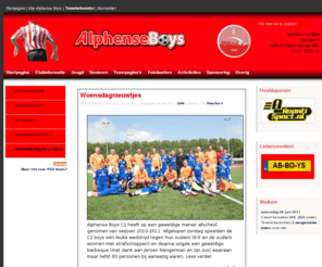 alphenseboys.nl: Voetbalvereniging Alphense Boys
Welkom op de officiele site van Voetbal Vereniging Alphense Boys