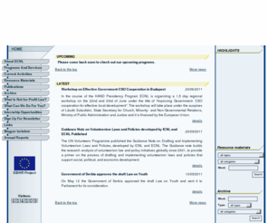 ecnl.org: European Center for Not-for-Profit Law
European Center for Not-for-Profit Law weboldala