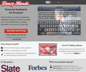 fancyhands.com: Personal Assistants for Everyone - Fancy Hands
