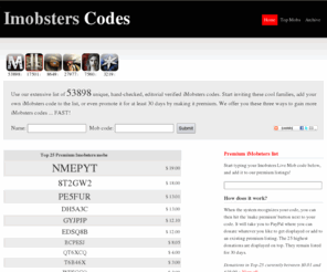 iMobsters Codes | Storm8 iMobsters Mob.