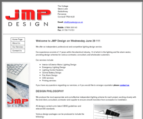 jmpdesign.co.uk: JMP Lighting Design | Industrial and Commercial Lighting Design
    Company | Interior and Exterior Systems
JMP Design are an independent lighting design consultancy specialising in creative lighting schemes for hotels, offices, restaurants, retail, museums, and exteriors.