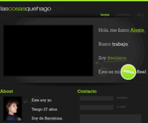 lascosasquehago.com:  · lascosasquehago.com · 
 . edición . posproducción . motion . graphics . web . etc . 