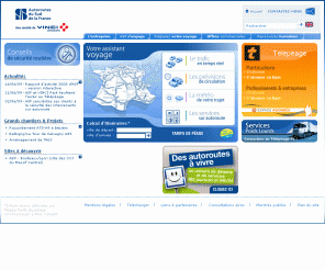 asf.fr: 
			Asf,Autoroutes du Sud de la France,peage,autoroute,aire
		
Préparez votre voyage avec les Autoroutes du Sud de la France : informations sur le