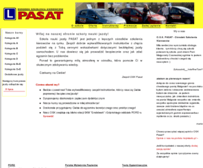 oskpasat.pl: OSK Pasat - Szkoła Nauki Jazdy w Gdyni
Ośrodek Szkolenia Kierowców 'Pasat' profesjonalna nauka jazdy, kursy na prawo jazdy kat. A1, A, B, C, D, E w Gdyni! 