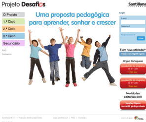 projectodesafios.com: Santillana - Projeto Desafios
Santillana - Projeto Desafios