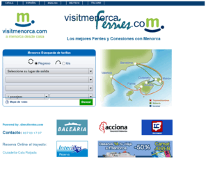 visitmenorca-ferries.com: Los mejores Ferries y Conexiones con Menorca
