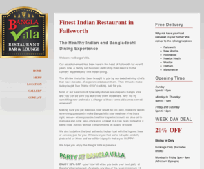 banglavillarestaurant.com: Bangla Villa Indian Restaurant | Bar | Lounge | Failsworth
Calssic Indian restaurant in Failsworth, Manchester. A family run business providing authentic Indian food all over failsworth and the surrounding area.