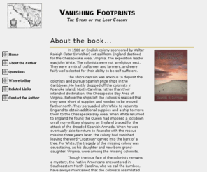 danielsuttonvanishingfootprints.com: Vanishing Footprints: The Story of the Lost Colony
Vanishing Footprints by Daniel R. Sutton