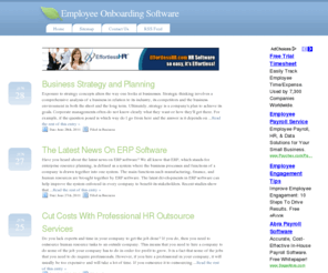 employeeonboardingsoftware.com: Employee Onboarding Software
Learn about onboarding and available software solutions.