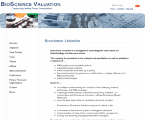 eofar.org: BioScience Valuation BSV GmbH
Bioscience,Valuation,BSV,NPV, decision, value, portfolio, Evaluate, pharmaceutical, real, options,R&D,financial,evaluation,licensing,payments,royalties,research,cash,coaching, Bode, bode-greuel, greuel, biotech, biological, pharma