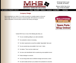 handlingsolutions.net: Material Handling Solutions, Inc.
Your systems integration resource. MHS can help you automate with conveyors and palletizers. Visit our site for help with bottles, cases, cans, bundles and pallets.