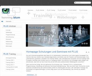 homepage-schulungen.com: Homepage Schulungen, Webdesign, Joomla, xt:commerce  und mehr...
Homepage Schulungen ist ein Angebot des Webdesigners Henning Blum aus Mhnesee. Angeboten werden Homepage Seminare, Webdesign Kurse und Schulungen fr die effektive Suchmaschinenoptimierung.