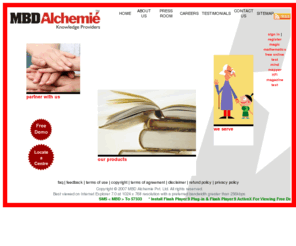 mbdalchemie.com: MBD Alchemie :: Home Page
Welcome to the MBDAlchemie home page, a leading e-learning portal which provides customized education course content for CBSE Class X, XII, AIEEE & AIPMT.