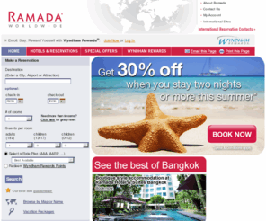 ramadainternationalhotels.org: Ramada: Online hotel reservations, special hotel discounts, vacation packages and Wyndham Rewards
Ramada Hotel Reservations, Vacation Packages and Discounts