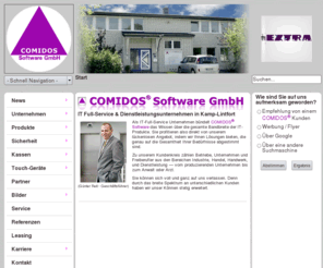 comidos.net: COMIDOS Software GmbH - COMIDOS® Software GmbH
COMIDOS Software GmbH - IT-Full-Service. Von der Hardware über (Individual-)Software bis zum Service. Auch für Kassen.