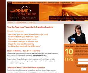 inyourprimecoach.com: In Your Prime Coaching — Transitions in Life, Work & Play
