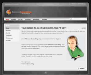 kleinum.no: Velkommen til Kleinum Consulting på nett
Kleinum Consulting - Det naturlige valg