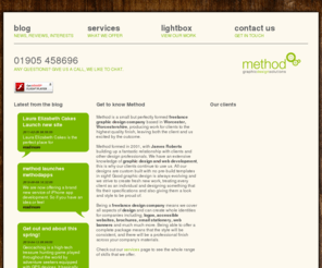 method.org.uk: Web Development, Graphic Design, Method Design | Graphic Design Solutions | Worcester
Method is a small but perfectly formed freelance graphic design and web development company based in the midlands.