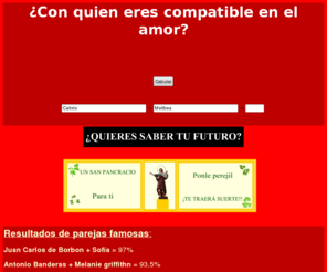 unuo.org: Compatibilidad amorosa
Web que calcula la compatibilidad en el amor entre dos nombres