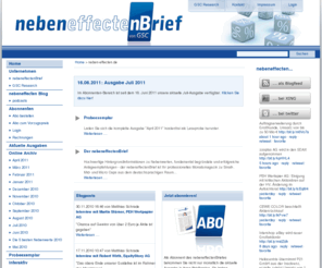 neben-effecte.com: neben-effecten.de - nebeneffecten Brief Homepage
Willkommen bei nebeneffecten Brief, Insiderwissen über Nebenwerte