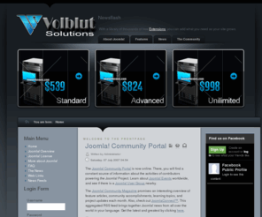 volblut.com: Welcome to the Frontpage
Joomla! - the dynamic portal engine and content management system