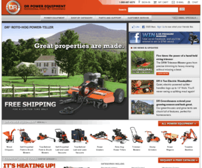 drpowe.com: DR® Power Equipment - Equipment for Country Properties - Brush Mowers, Wood Chippers, Backhoes, Rototillers, Lawn Vacuums and more
Wood Chippers, Brush Mowers, Stump Grinders, String Trimmers Mowers, Leaf  Vacs, Lawn Vacuums, Rototillers, Backhoes, and more. DR Power - makers of outdoor power equipment for homeowners.
