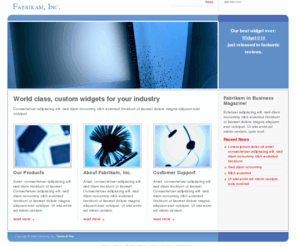 tgsonline.net: Fabrikam Inc: Home
About Fabrikam, Inc., it's widgets, employees and company