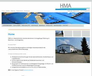 hma-haltingen.de: HMA Haltinger Maschinen- und Anlagenbau GmbH - Home
