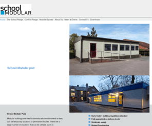 school-modular.co.uk: School Modular Pods
Modular buildings in the education environment as temporary solutions or permanent fixture for classrooms, laboratories, kitchens, toilets and showers or offices.