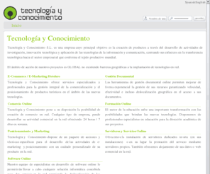 tecnologiayconocimiento.com: Tecnología y Conocimiento
Tecnología y Conocimiento S.L. es una empresa  cuyo principal objetivo es la creación de productos a través del desarrollo de actividades de investiga...