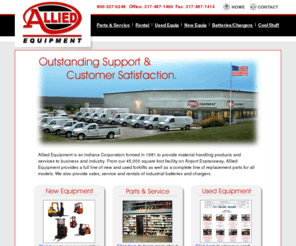 allied-eq.com: Allied Equipment
Allied Equipment is an Indiana Corporation formed in 1981 to provide material handling products and services to business and industry.